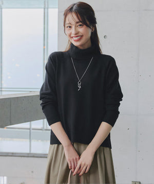 ラグランニットトップス