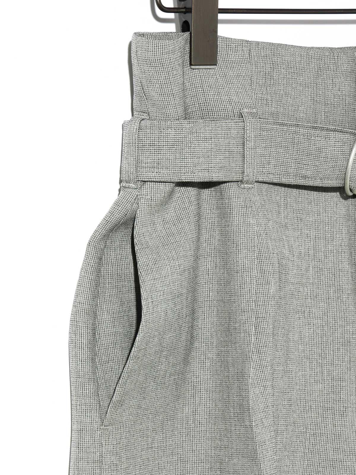 MIDIUMISOLID for Ladies ハイウエストベルト付きショーツ
