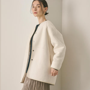 【WEB限定】ボア×フェイクムートン リバーシブルジャケット