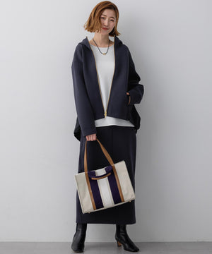 ストライプキャンバス トートバッグ