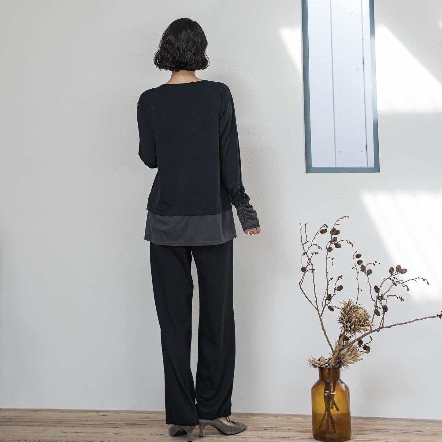 【WEB限定】”重ねるだけで格上げ”レイヤードインナー