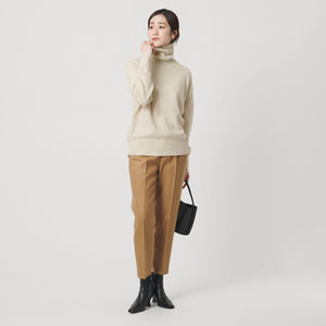 フォックス ウール ラメ タートルネック ニット