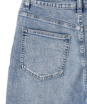 撥水ストレッチ ルーズワイドデニム