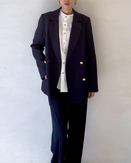 ハートボタンシャツ