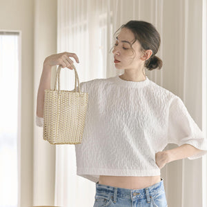 コンビ メッシュ ミニ トートバッグ/かごバッグ