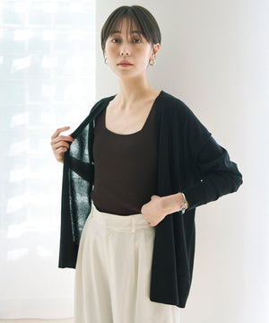 スゴ機能 リブタンクトップ