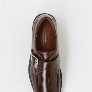 スクエア モンク ストラップ シューズ / モンクシューズ 撥水