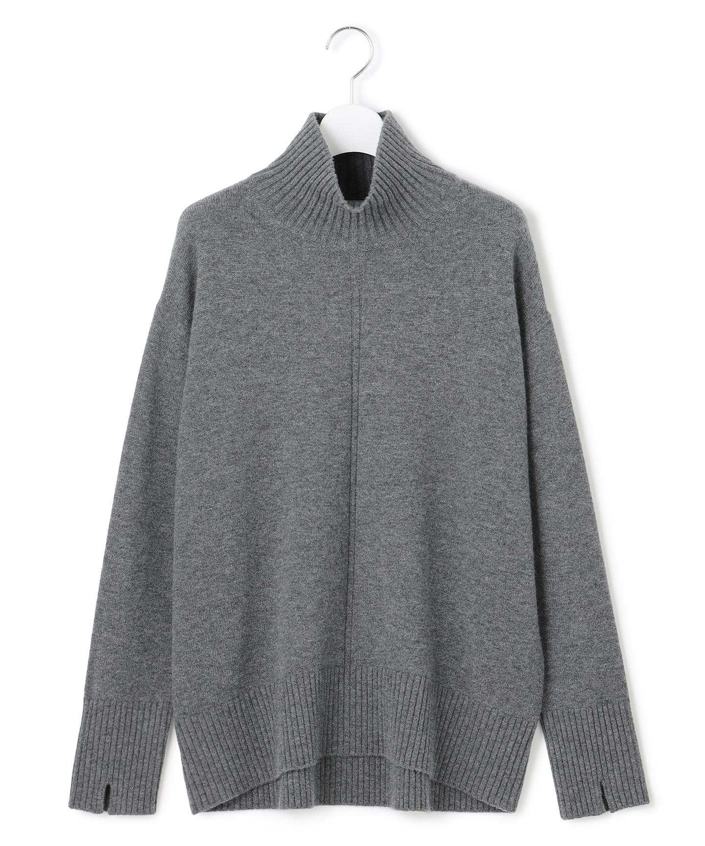 ソフトカシミヤミックス ハイネックニット