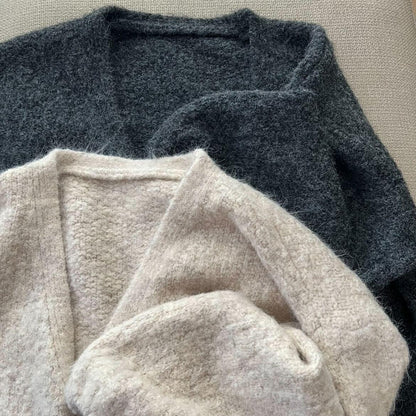 パフスリーブルーズカーディガン