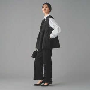 GISHA 2トーン ジャガード ベスト