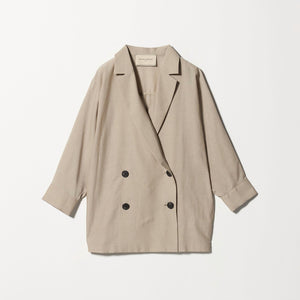 シアー ドルマン ブラウス ジャケット ウォッシャブル