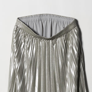 ハクプリント プリーツ スカート