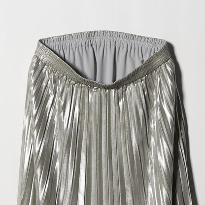 ハクプリント プリーツ スカート