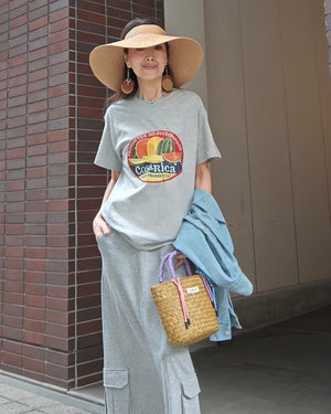ヴィンテージタッチのスイカＴシャツ