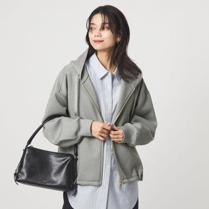 ［size SHORTあり］ダンボール ジップ フーディ