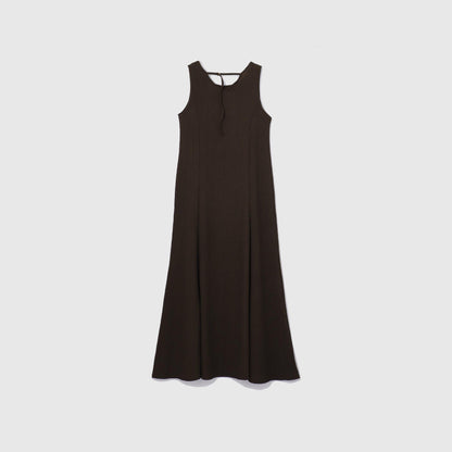 シャーリングジャージーワンピース≪洗濯機で洗える≫