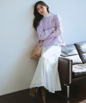 レイヤードタートル カットソー