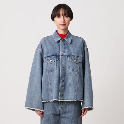 カットオフ デニムジャケット