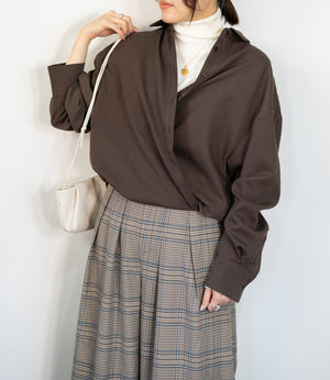 カシュクールマニッシュシャツ
