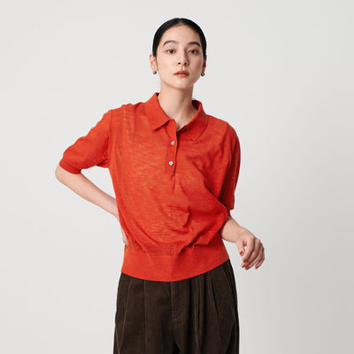 ポロショートスリーブニット ウォッシャブル