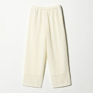 ポリエステル レースイージーパンツ