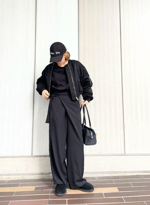 ワイドラップパンツ