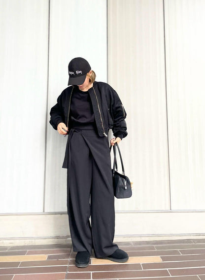 ワイドラップパンツ