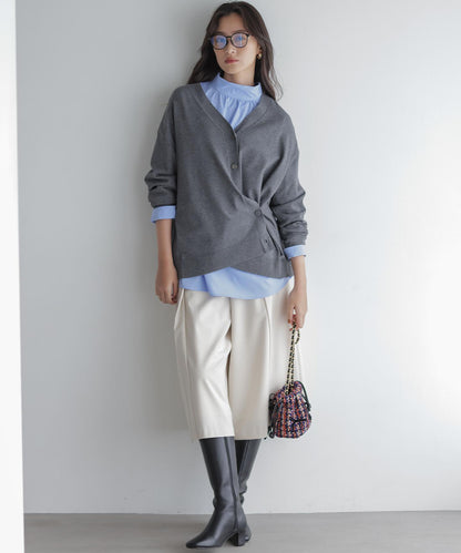 ハンサムツイルキュロット パンツ