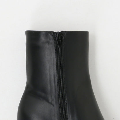 ラウンドプレーン ショートブーツ60↑