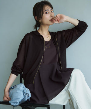 23区DENIM ストレッチ ワイドパンツ