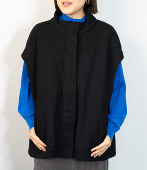 ウールライクハイネックベスト