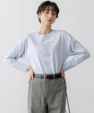 レタープリント ロンTEE