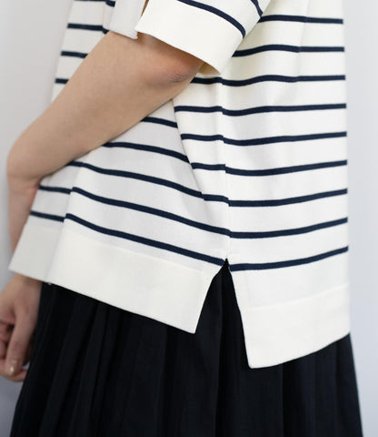 ハーフスリーブニット