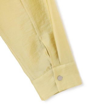 リヨセルナイロンワッシャー ノーカラーブルゾン