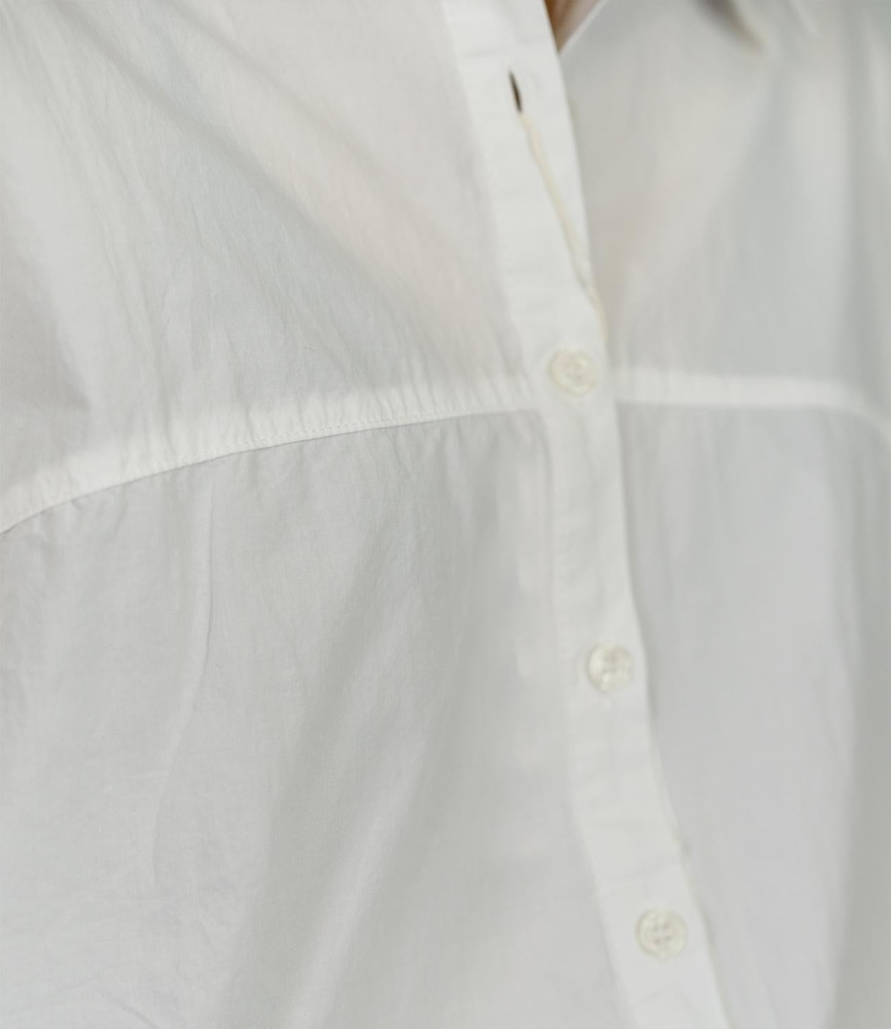 ギャザースリーブ半袖シャツ