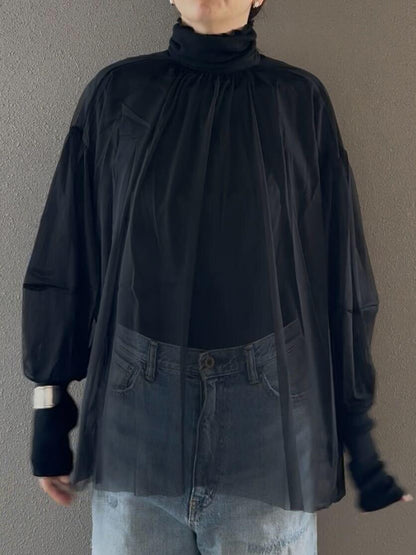 チュールブラウスキャミソールセット