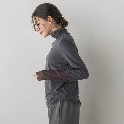 ウォッシャブルベア天竺カットソー≪洗濯機で洗える≫