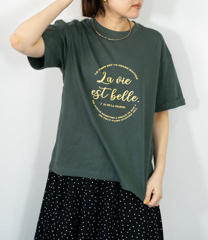 クールタッチLa vie est belleTシャツ