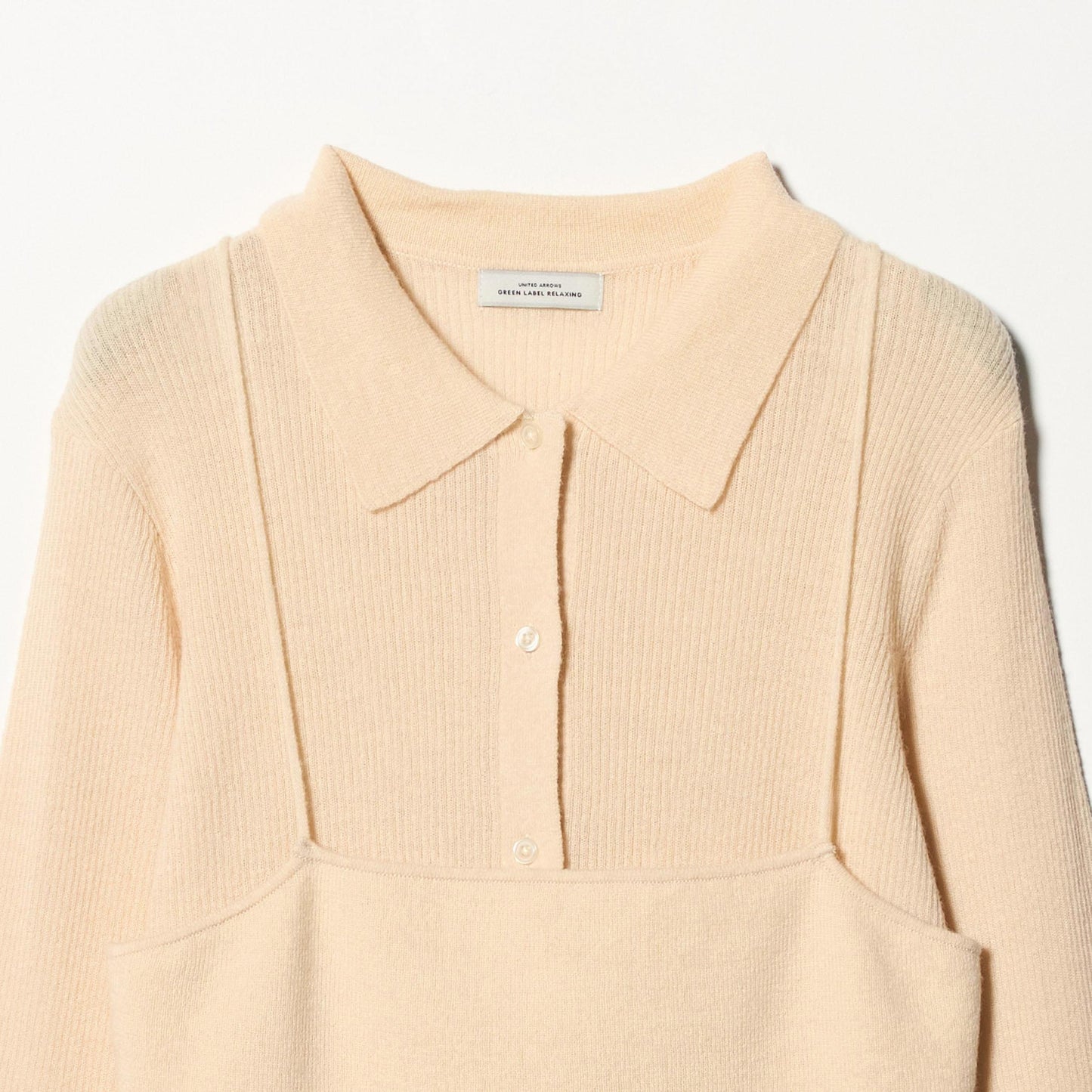 ポロニット カーディガン × ビスチェ ニット セット