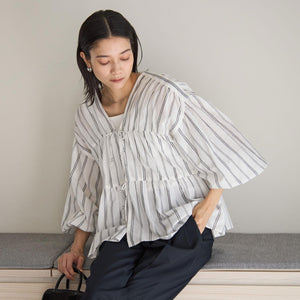 【結論シリーズ】全方位映えギャザーブラウス
