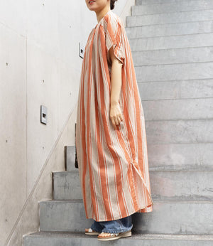 スラブコットンワンピース