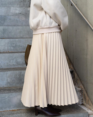 ラメプリーツフレアスカート