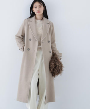 ビッグカラーダブルチェスターコート