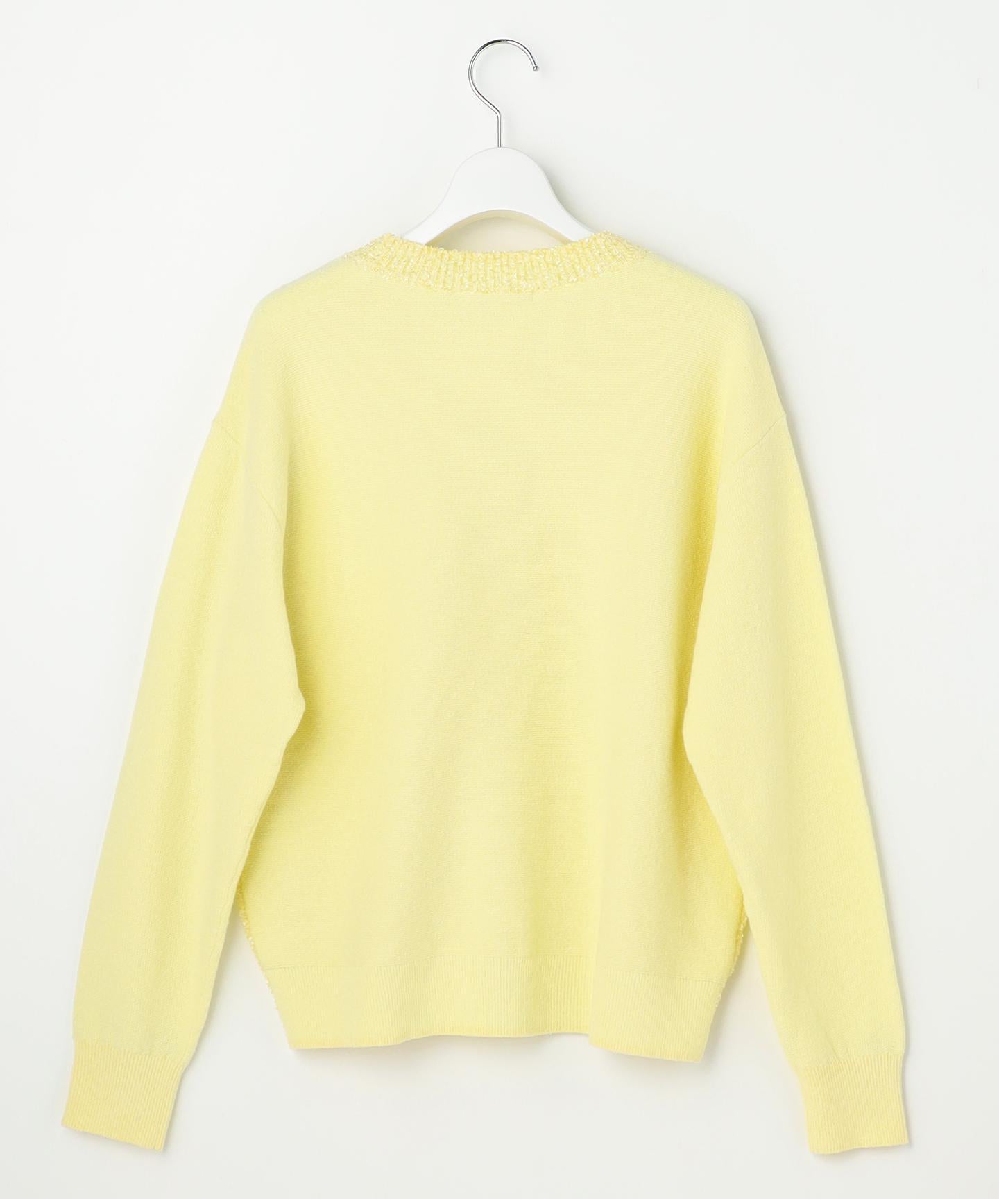 ブークレミックスツイード ニット