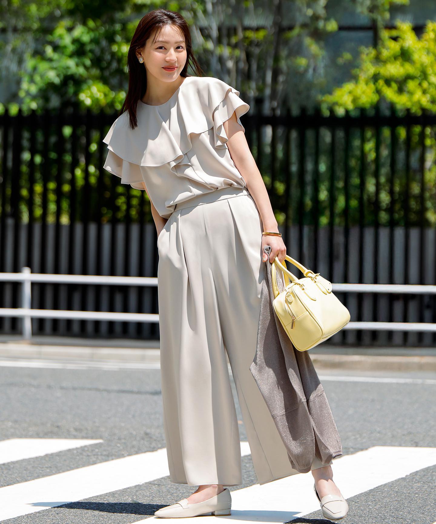 みゆみゆ Gauze# ワイドサルエルパンツ(ホワイト) みゆみゆ様専用 Gauze# ワイドサルエルパンツ(ホワイト) - メルカリ
