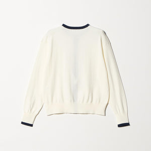 ＜1_OF MINE＞クルーネック ニット カーディガン