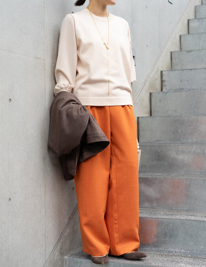 ワイドストレートパンツ