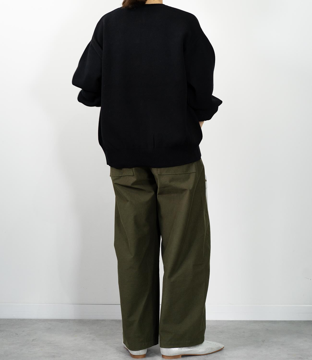 ドットボタンニットカーディガンブルゾン