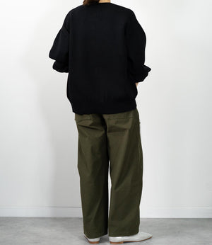 ドットボタンニットカーディガンブルゾン