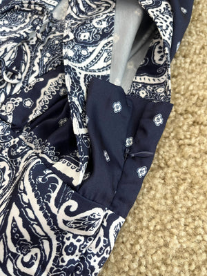 ペイズリー柄ワンピース